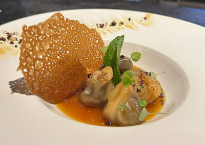 Petites ravioles chinoises chocolat Version suzette